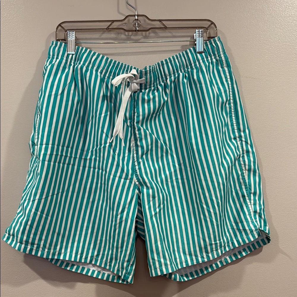 Goodfellow & Co Green and White Athletic Shorts